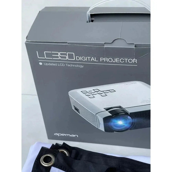 Apeman Projector Mini Phone Upgraded Digital Projector LC350 - Picture 3 of 10